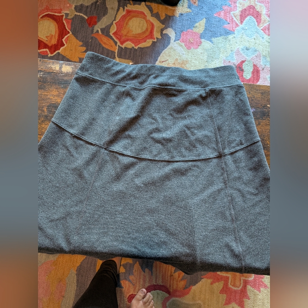 Royal‎ Robbins Gray Women's Skirt Size Large Skater Circle Skirt